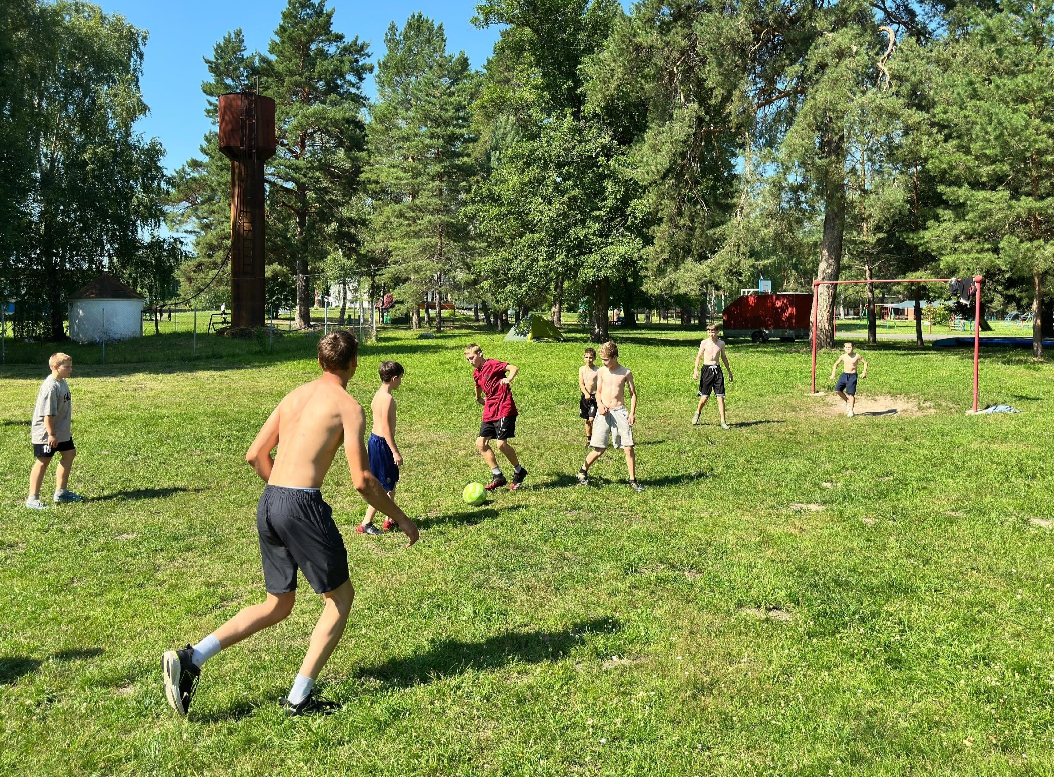 Матч по футболу